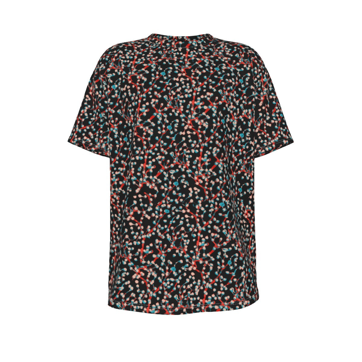 Men's short-sleeve T-shirt / Bright Floral Design