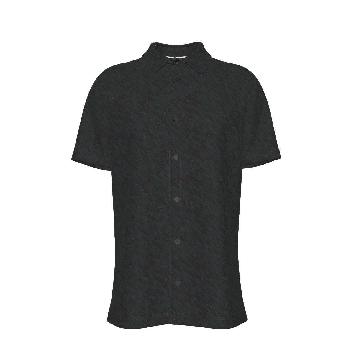 Men's Button Down Short Sleeve Shirt / Phantom Sky Design