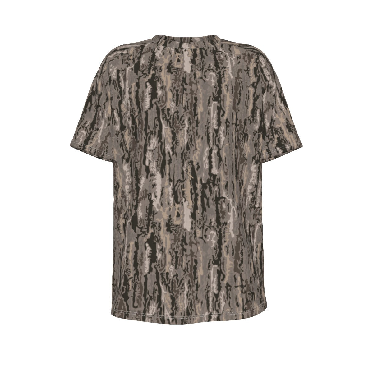 Men's short-sleeve T-shirt / Camo Tree Bark Design