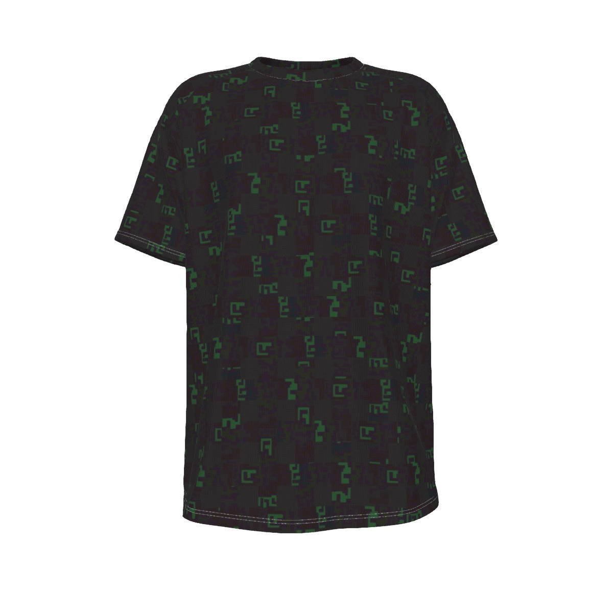Men's short-sleeve T-shirt / Color Weave Dark Design