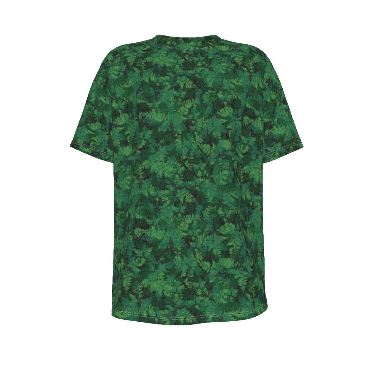 Men's short-sleeve T-shirt / Green Fern Design
