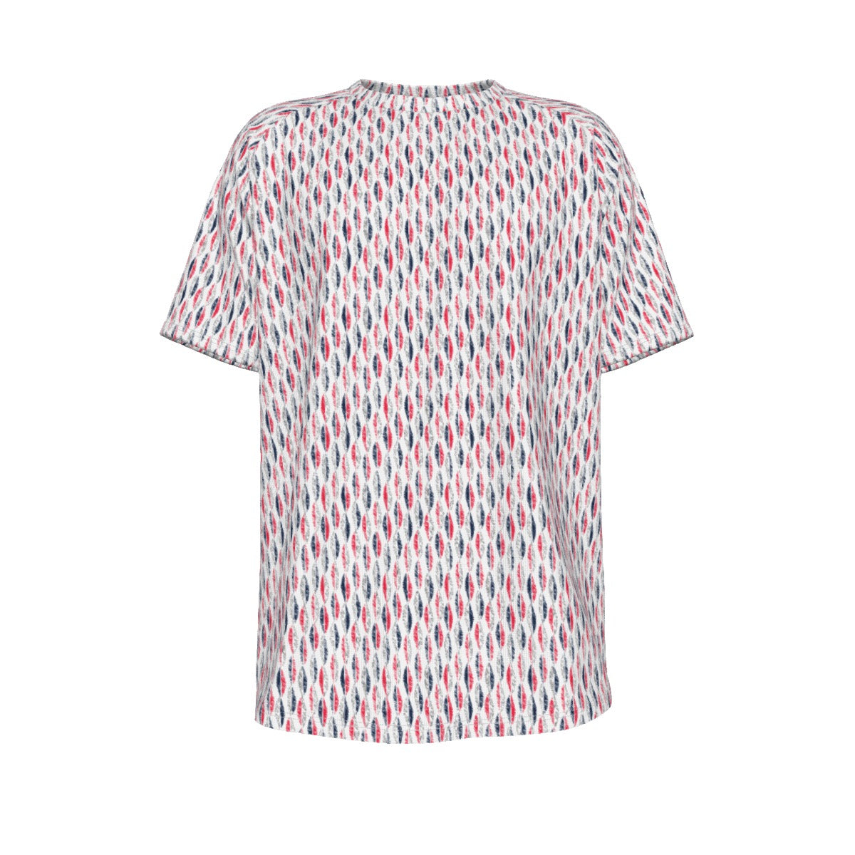 Men's short-sleeve T-shirt / Patriotic Leaf on White Design
