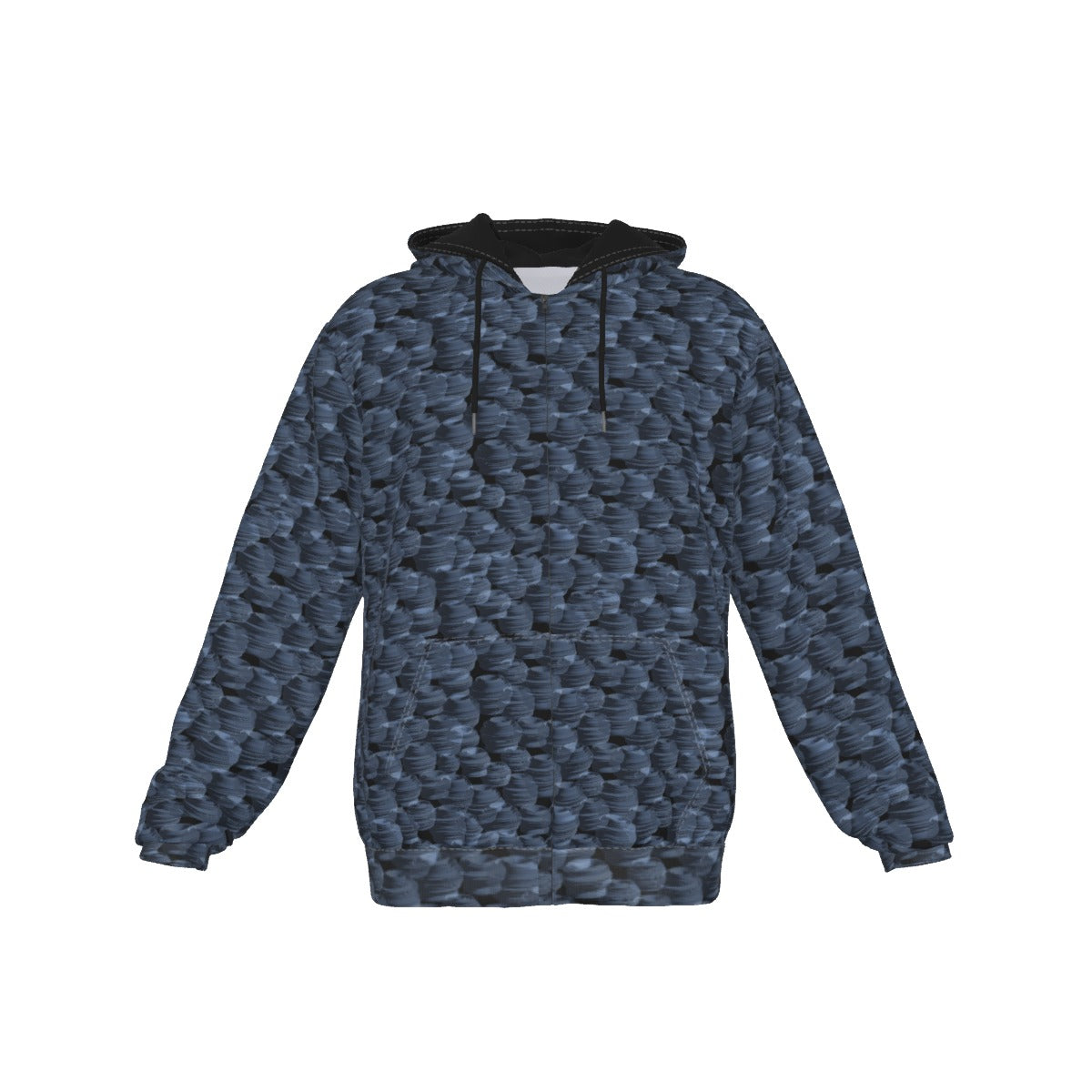 Zip Up Hoodie With Pocket / Pottery Art Design