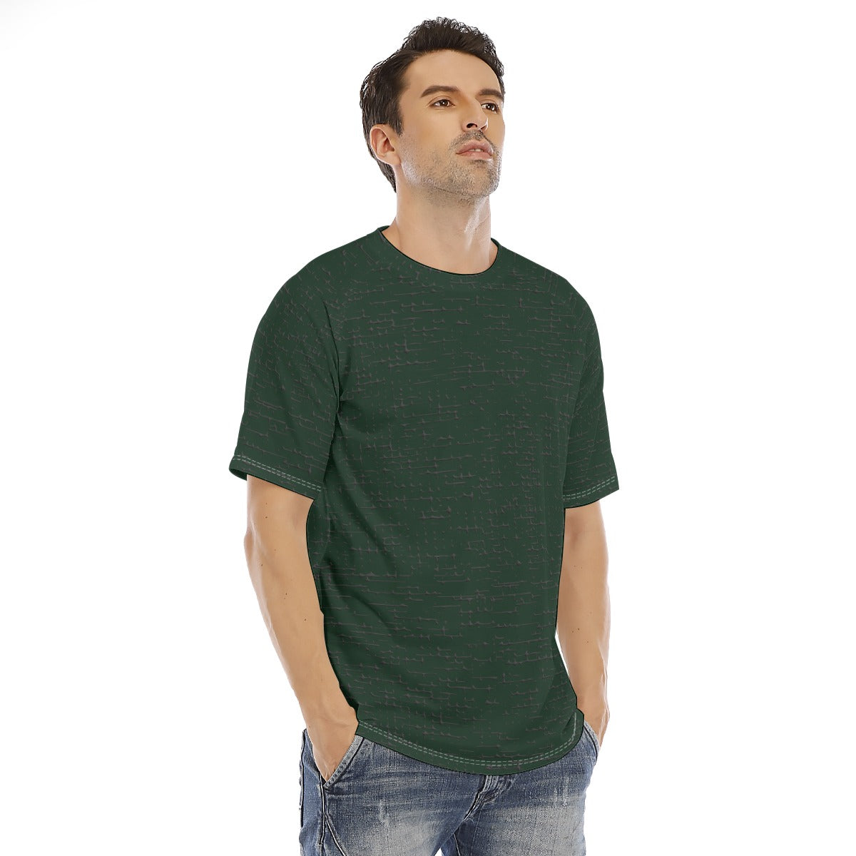 Men's short-sleeve T-shirt / Dark Distract Green