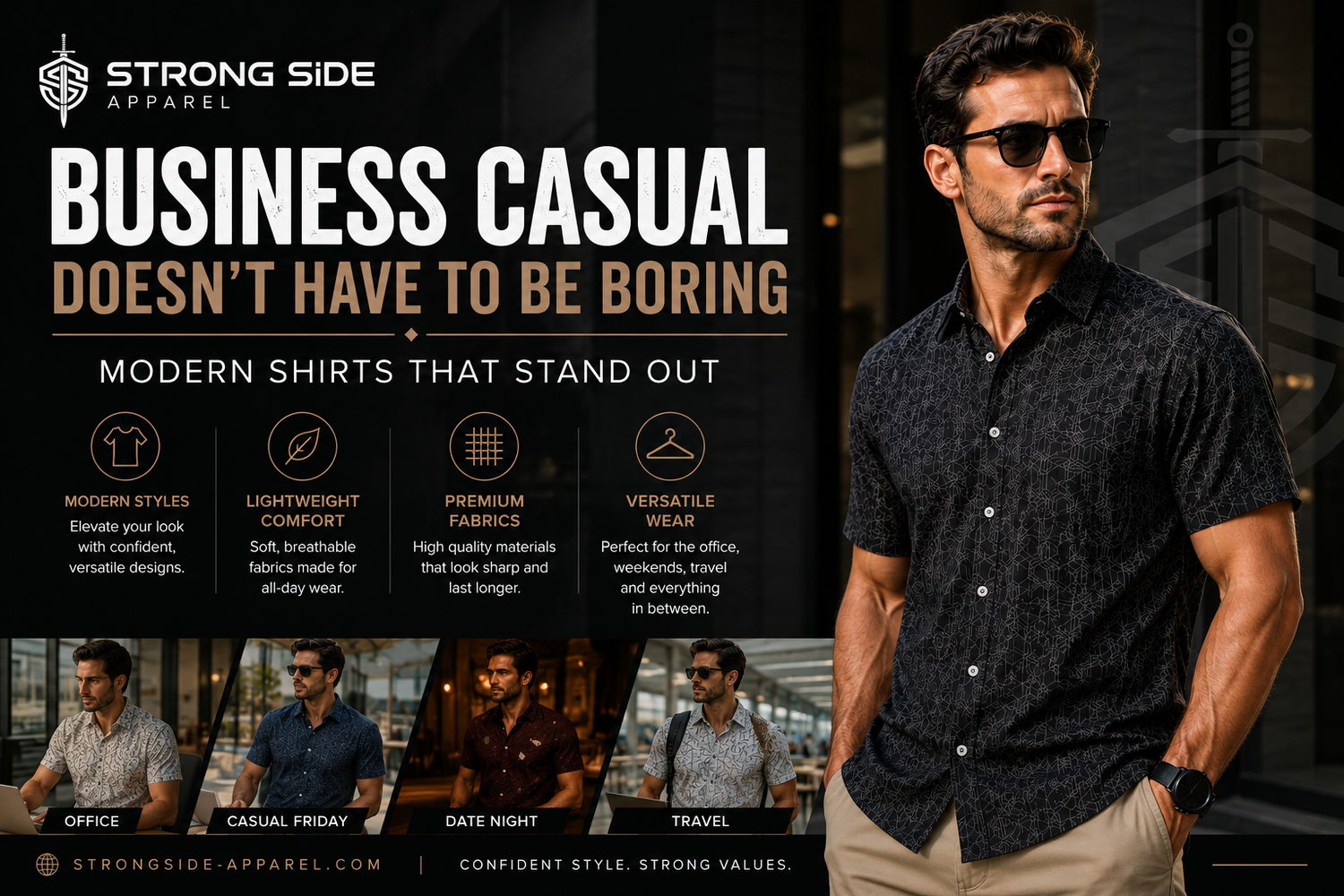 Business Casual Doesn't Have to Be Boring: Modern Shirts That Stand Out