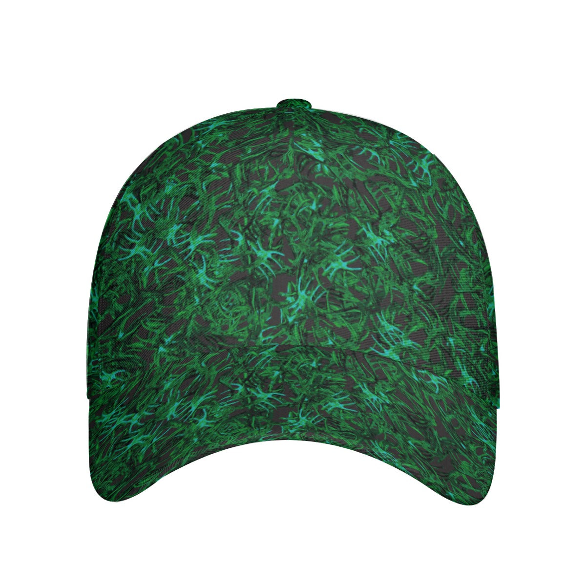 Peaked Mesh Cap with Black Buckle / Deer Antler Design