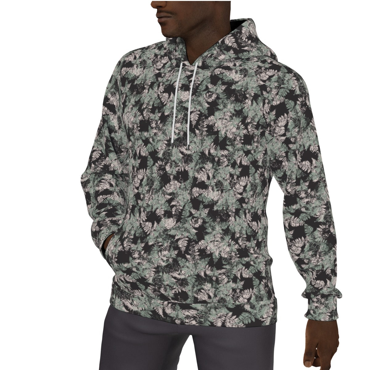 All-Over Print Men's Thicken Pullover Hoodie