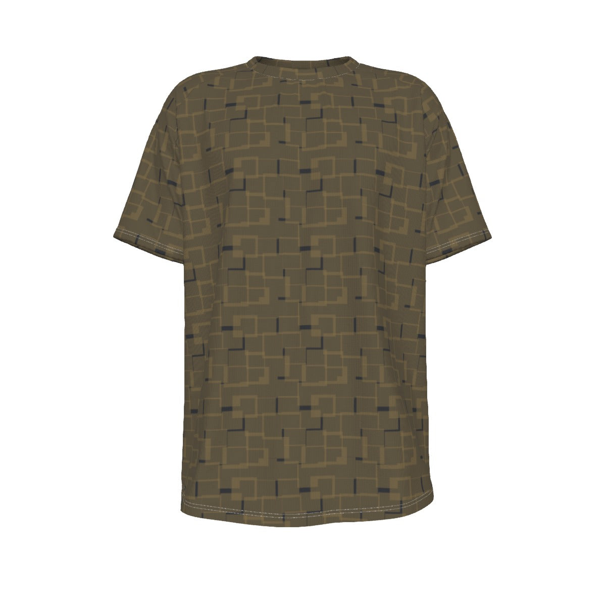 Men's short-sleeve T-shirt / Brown Burr Design