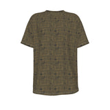 Men's short-sleeve T-shirt / Brown Burr Design