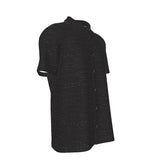 Men's Button Down Short Sleeve Shirt / Dark Distract
