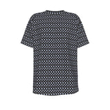 Men's short-sleeve T-shirt / Rain Drops on Black Design