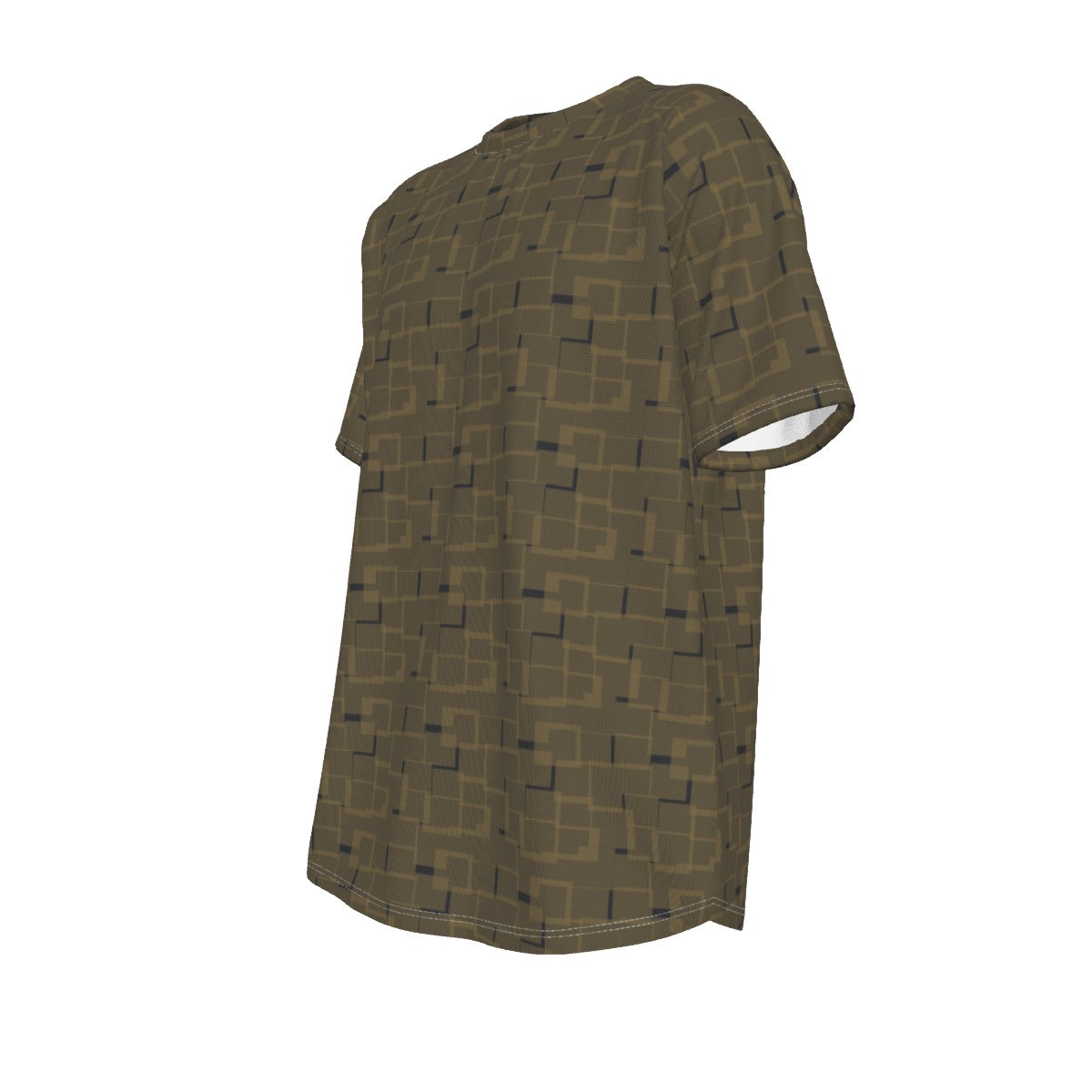 Men's short-sleeve T-shirt / Brown Burr Design