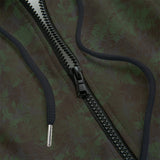 Front detail of a hoodie