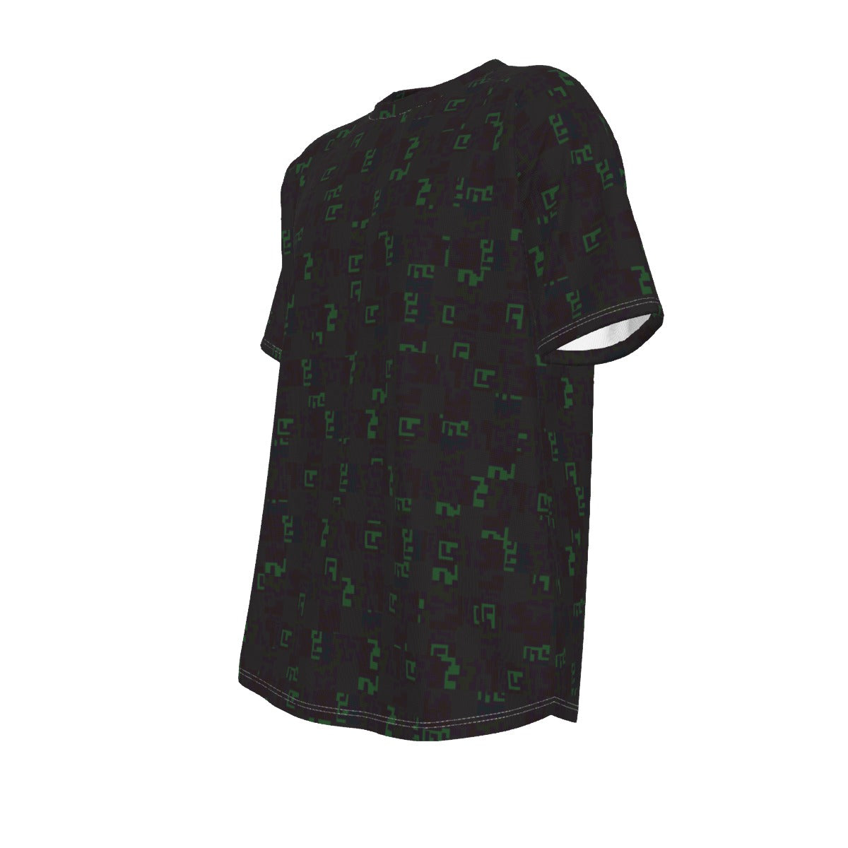 Men's short-sleeve T-shirt / Color Weave Dark Design