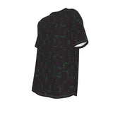 Men's short-sleeve T-shirt / Color Weave Dark Design