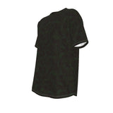 Men's short-sleeve T-shirt / Dark Green Fern Design