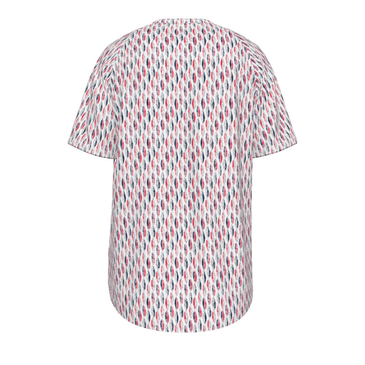 Men's short-sleeve T-shirt / Patriotic Leaf on White Design