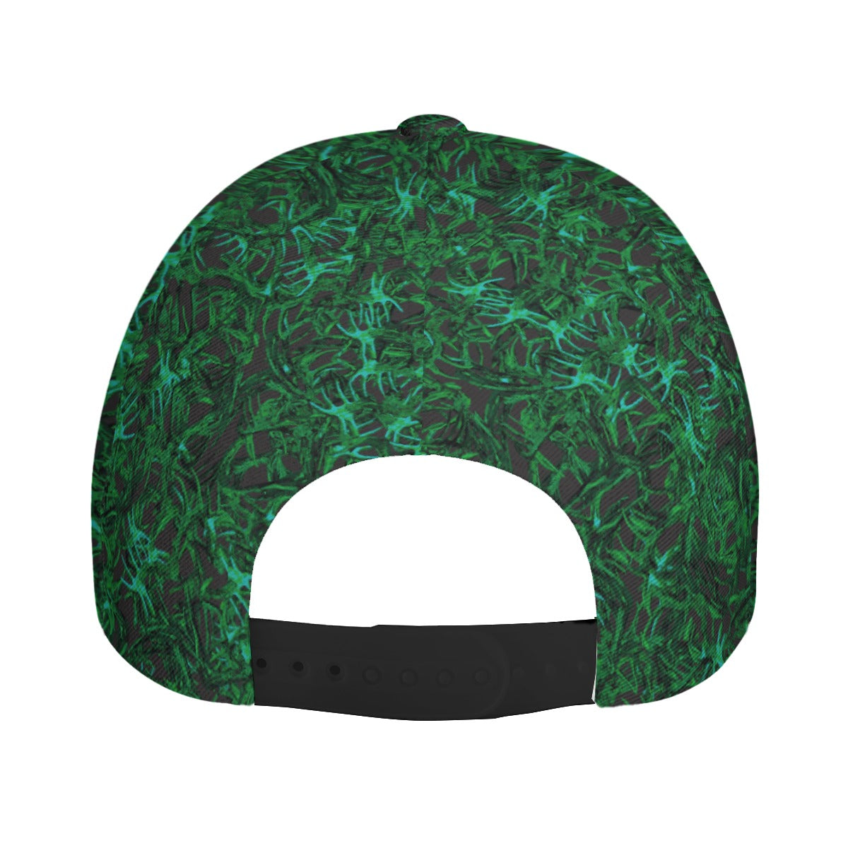 Peaked Mesh Cap with Black Buckle / Deer Antler Design