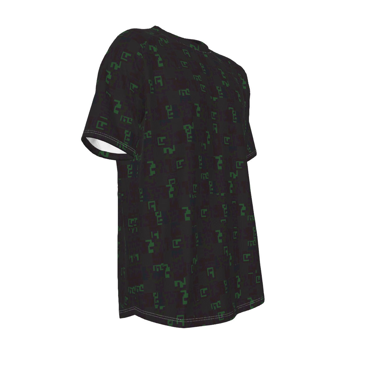 Men's short-sleeve T-shirt / Color Weave Dark Design
