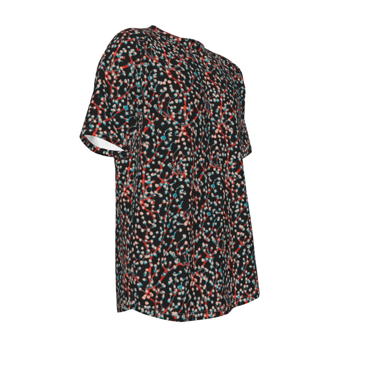 Men's short-sleeve T-shirt / Bright Floral Design