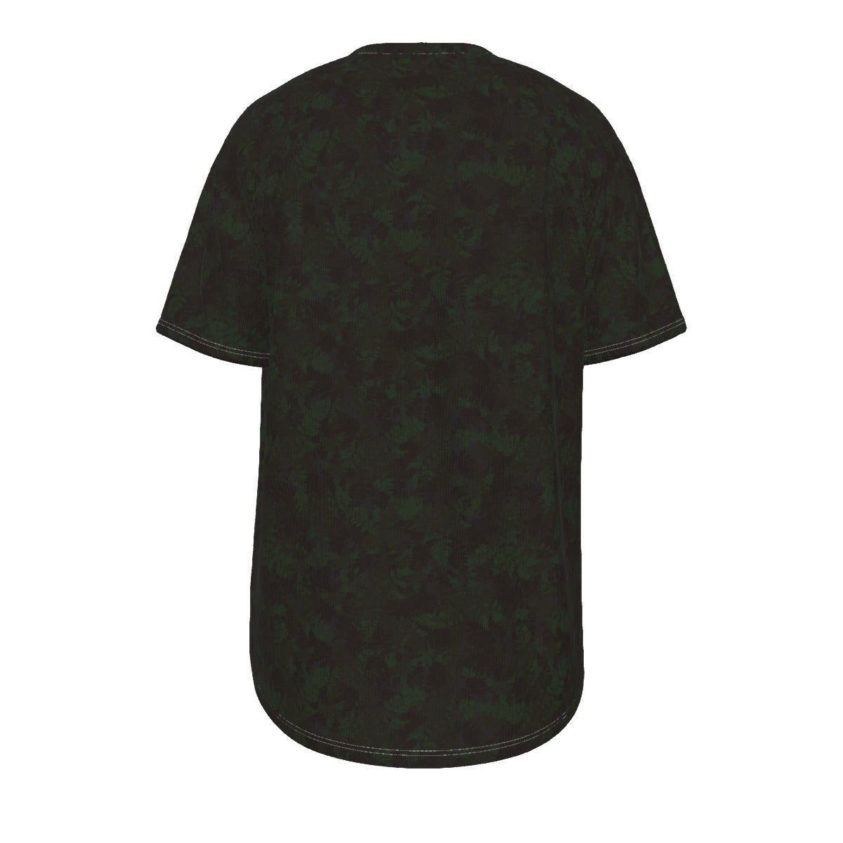 Men's short-sleeve T-shirt / Dark Green Fern Design