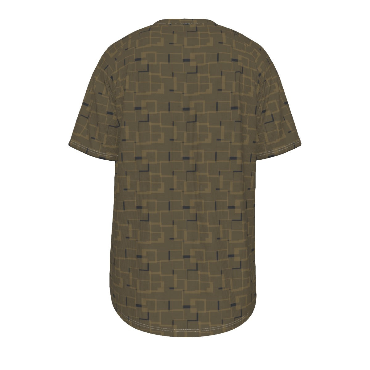Men's short-sleeve T-shirt / Brown Burr Design