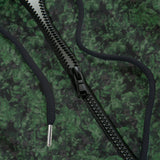 Front detail of a hoodie