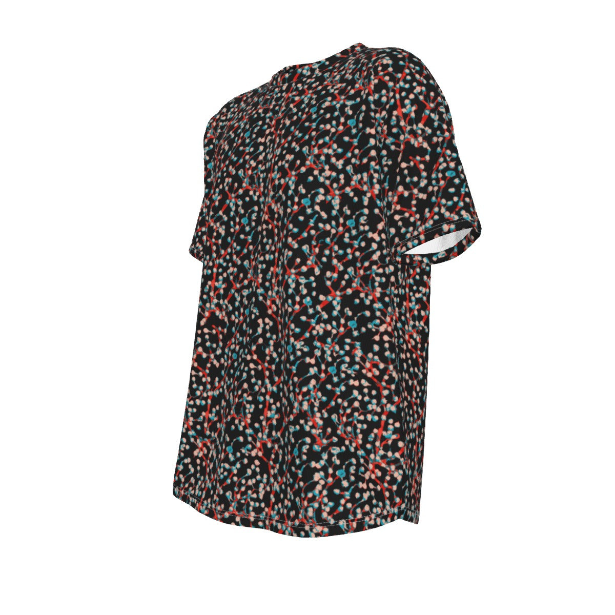 Men's short-sleeve T-shirt / Bright Floral Design