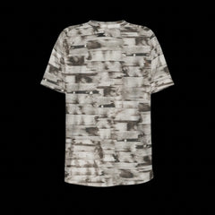 Front of T-shirt with abstract pattern on a black background