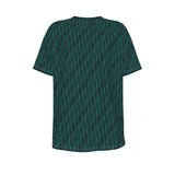 Men's short-sleeve T-shirt / Green Leaf Inline Design
