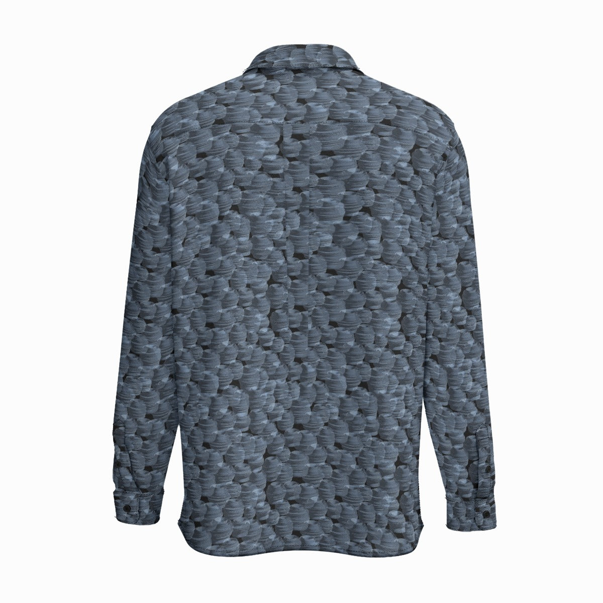 Business Long Sleeve Shirt / Pocket Pottery Art Design