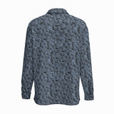 Business Long Sleeve Shirt / Pocket Pottery Art Design