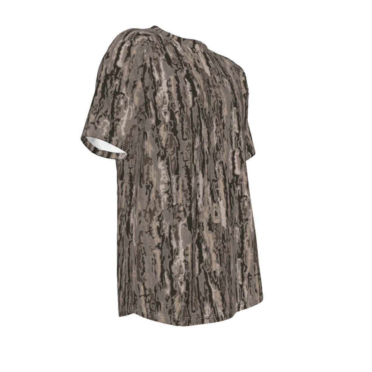 Men's short-sleeve T-shirt / Camo Tree Bark Design