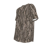 Men's short-sleeve T-shirt / Camo Tree Bark Design