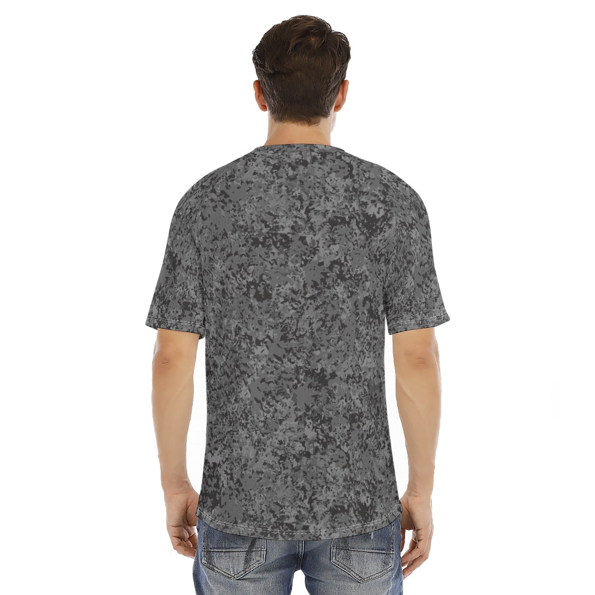 Men's short-sleeve T-shirt / Grey Rush Design