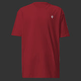 Front of Red T-Shirt on a black background