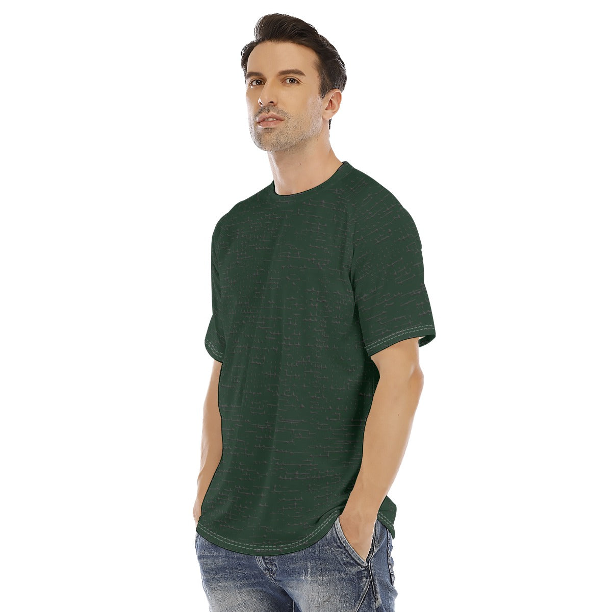 Men's short-sleeve T-shirt / Dark Distract Green